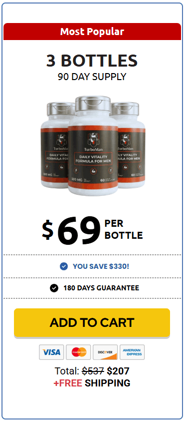 Buy TurboMan 3 Bottle